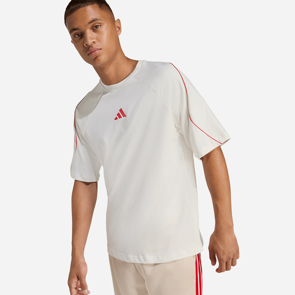 Áo Thun Nam Adidas Stadium - Trắng - Supersports Vietnam
