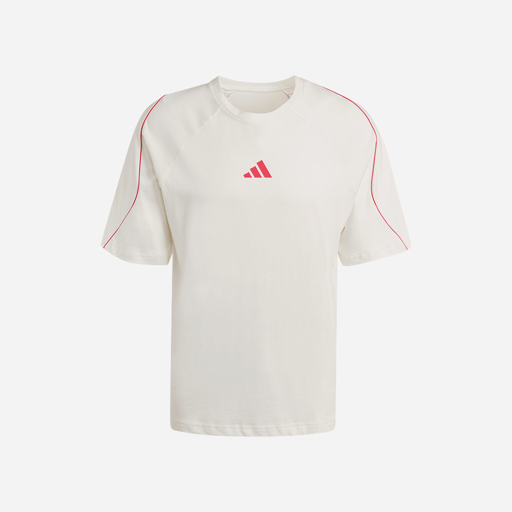 Áo Thun Nam Adidas Stadium - Trắng - Supersports Vietnam
