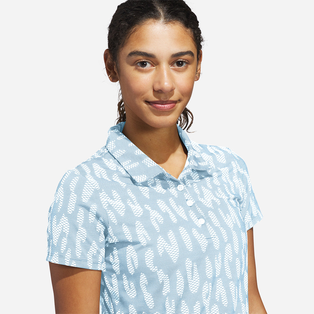 Áo Polo Nữ Adidas Ultimate365 Jacquard Climacool - Xanh Dương - Supersports Vietnam