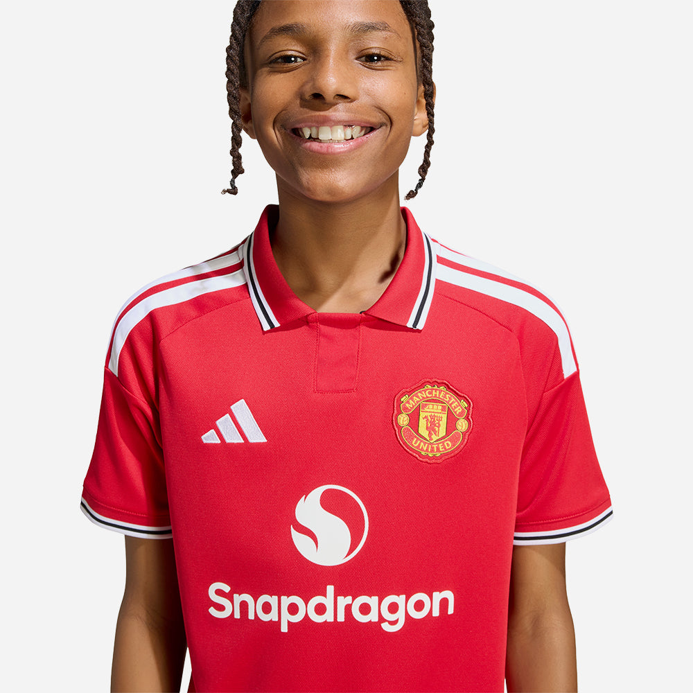 Áo Đá Bóng Trẻ Em Adidas Sân Nhà Manchester United Fc 26/27 Replica - Đỏ - Supersports Vietnam