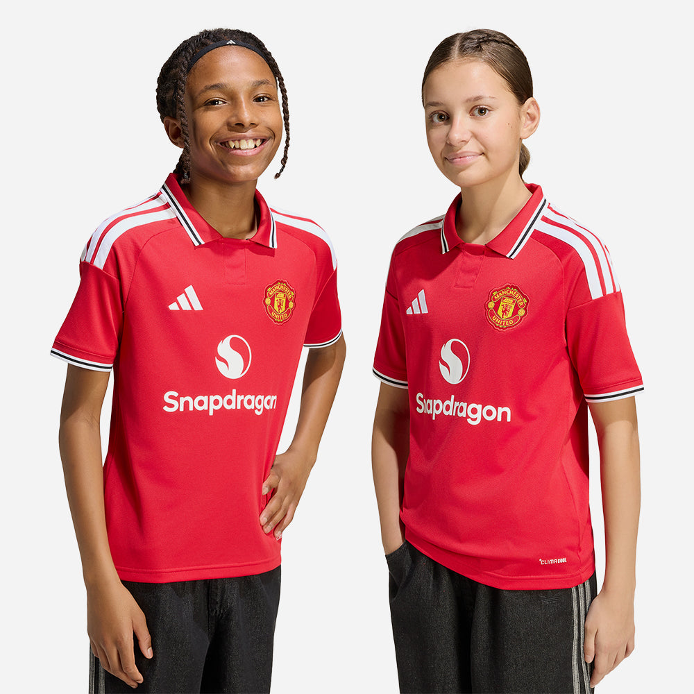 Áo Đá Bóng Trẻ Em Adidas Sân Nhà Manchester United Fc 26/27 Replica - Đỏ - Supersports Vietnam