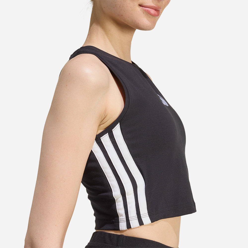 Áo Ba Lỗ Nữ Adidas Essentials 3-Stripes Padded - Đen - Supersports Vietnam