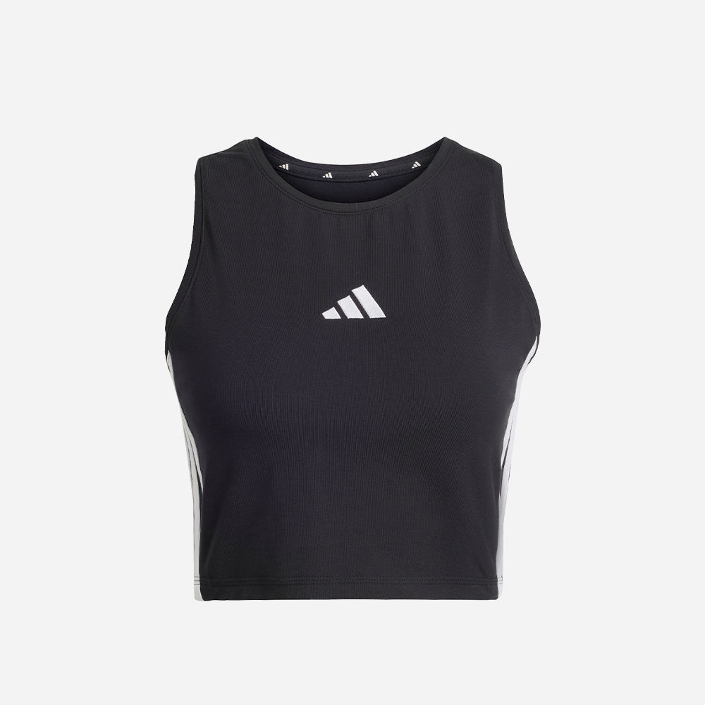 Áo Ba Lỗ Nữ Adidas Essentials 3-Stripes Padded - Đen - Supersports Vietnam