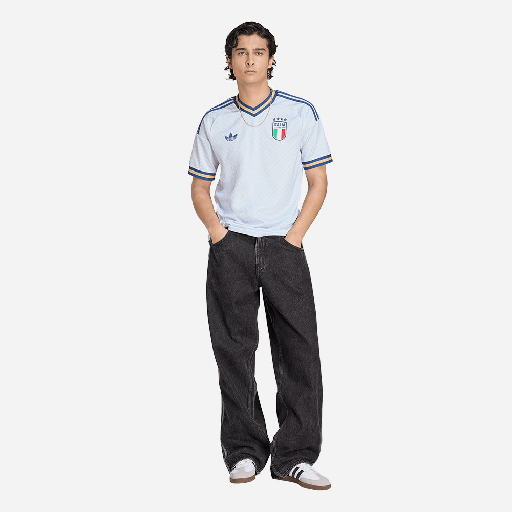 Áo Đá Bóng Sân Khách Nam Adidas Italy 26 Replica - Xanh Dương - Supersports Vietnam