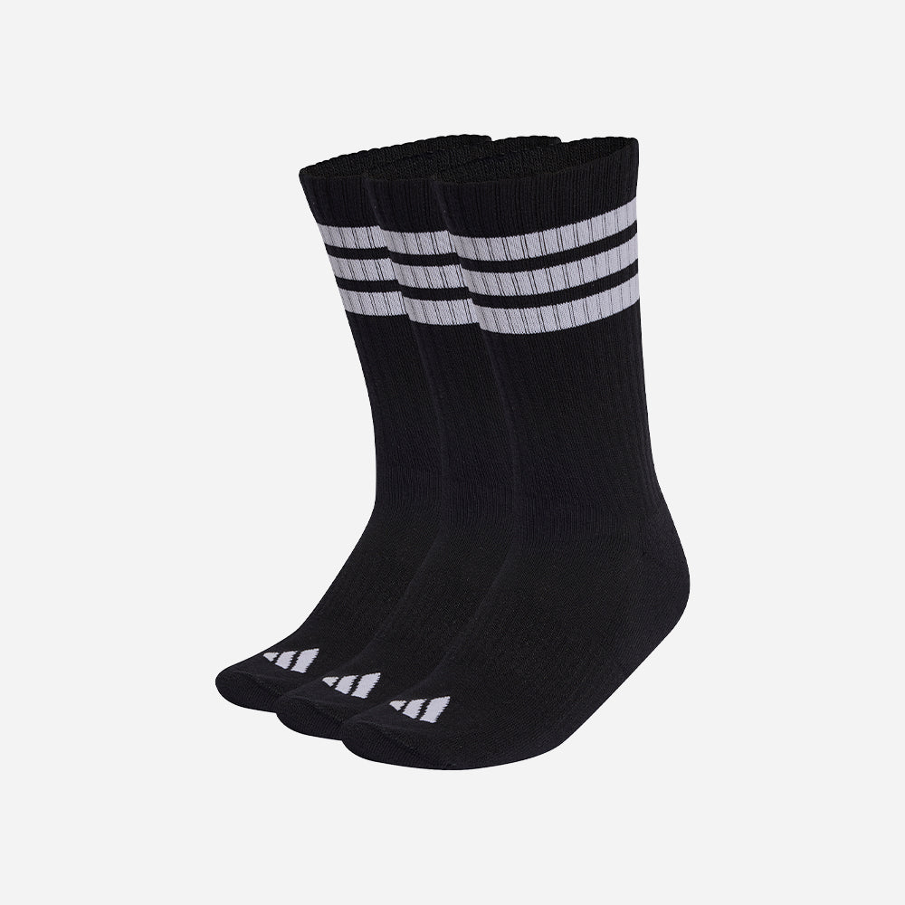 Vớ Thể Thao Adidas 3-Stripes Cushioned Crew 3 Pair Pack - Supersports Vietnam