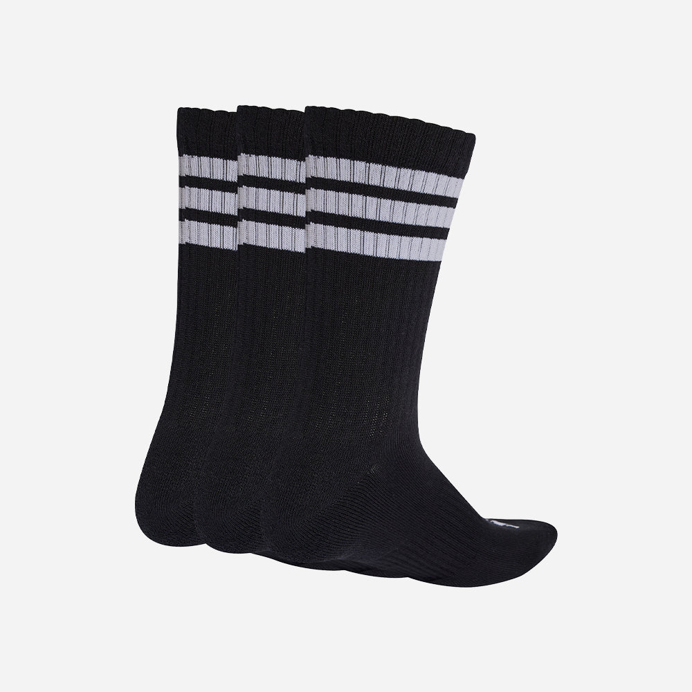 Vớ Thể Thao Adidas 3-Stripes Cushioned Crew 3 Pair Pack - Supersports Vietnam