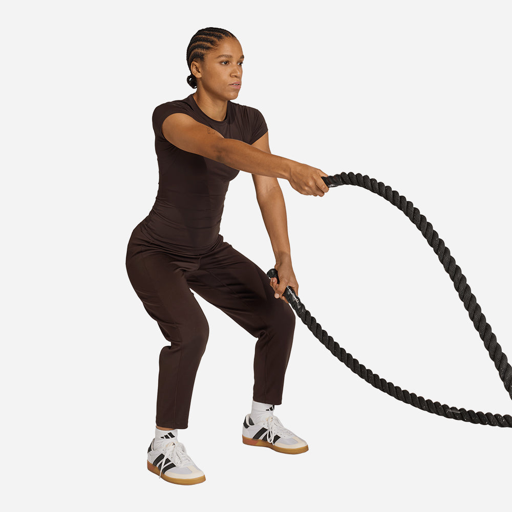 Áo Thun Nữ Adidas Primelift Essentials Workout Contour - Nâu - Supersports Vietnam