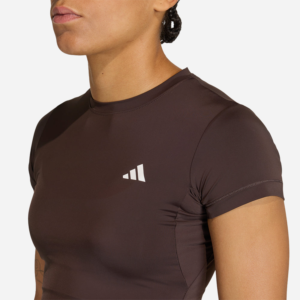 Áo Thun Nữ Adidas Primelift Essentials Workout Contour - Nâu - Supersports Vietnam