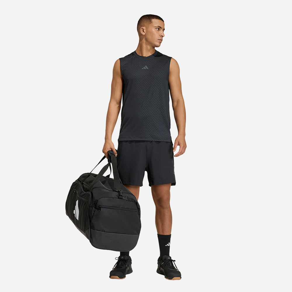 Quần Ngắn Thể Thao Nam Adidas D4T Primelift 3 Stripes - Đen - Supersports Vietnam