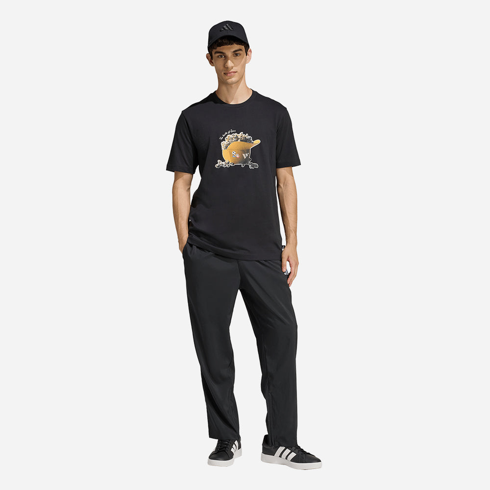 Áo Thun Nam Adidas Snack Popcorn Graphic - Đen - Supersports Vietnam