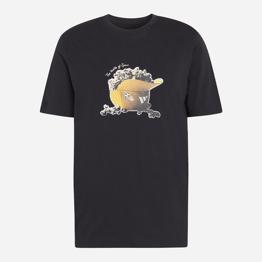 Áo Thun Nam Adidas Snack Popcorn Graphic - Đen - Supersports Vietnam