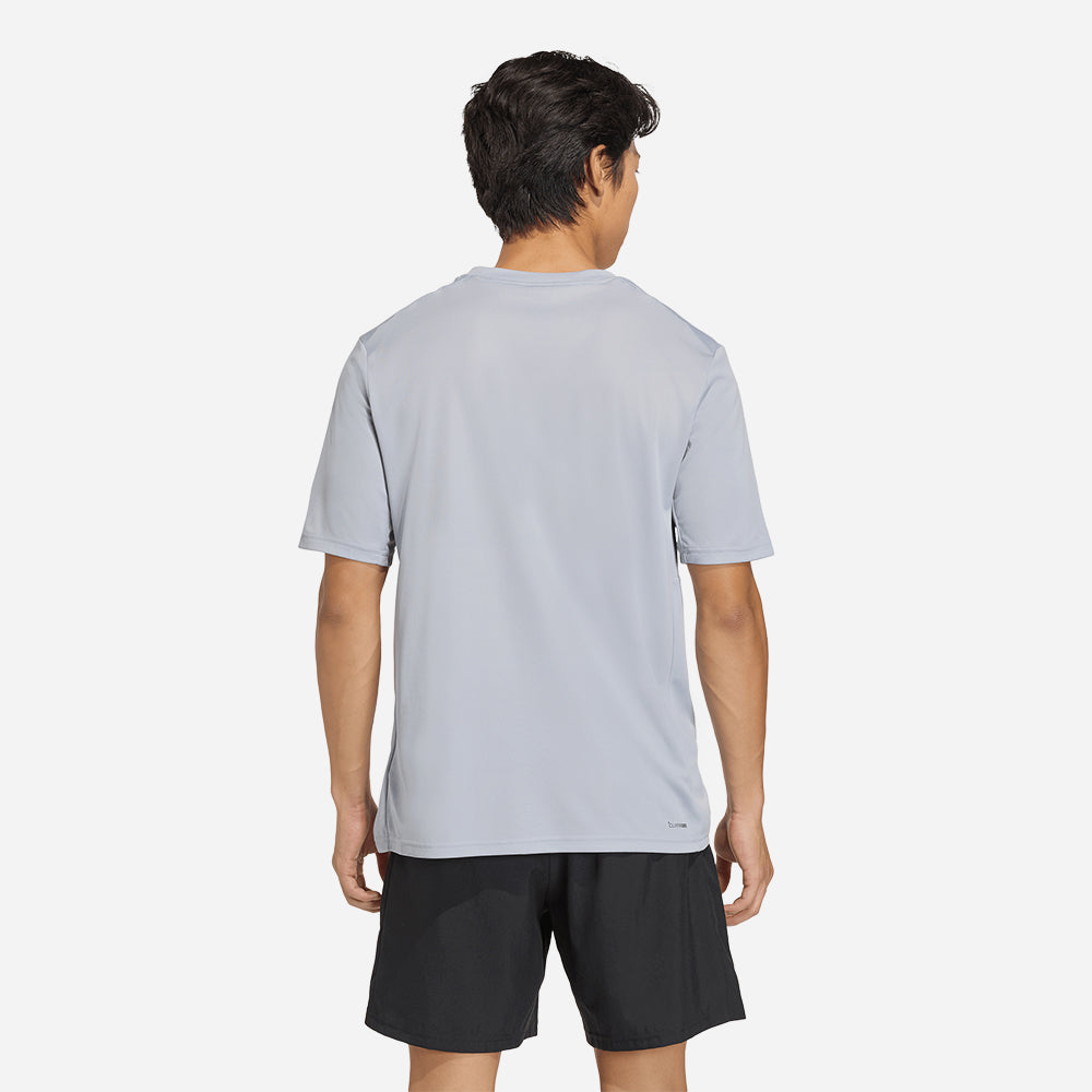 Áo Thun Nam Adidas Workout Essentials Base - Xám - Supersports Vietnam