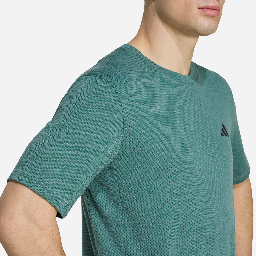 Áo Thun Nam Adidas Workout Essentials Feelready Novelty - Xanh Lá - Supersports Vietnam