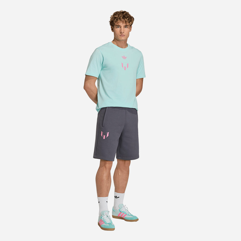 Quần Ngắn Thể Thao Nam Adidas Messi - Xám - Supersports Vietnam