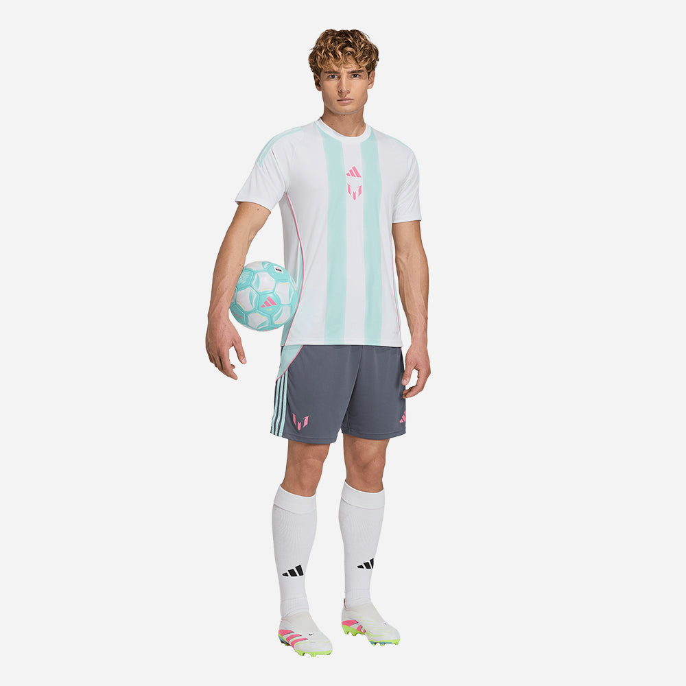 Áo Đá Bóng Nam Adidas Messi Training - Trắng - Supersports Vietnam