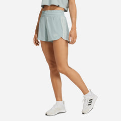 Quần Ngắn Thể Thao Nữ Adidas Pacer Workout Woven High Rise - Xanh Mint - Supersports Vietnam