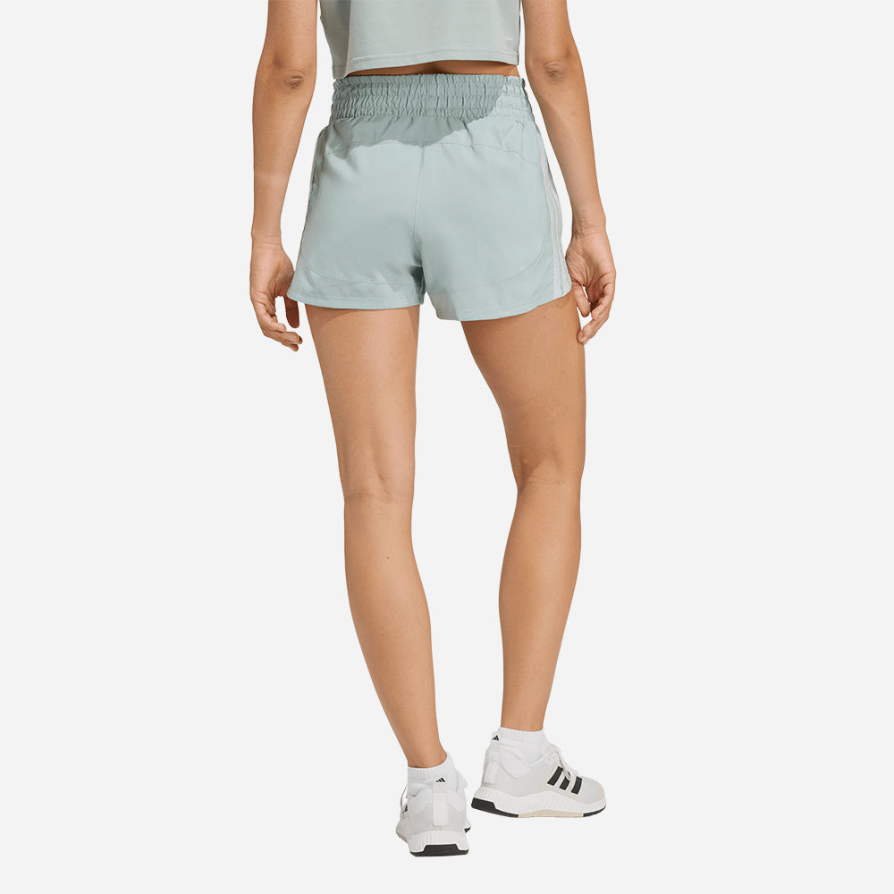 Quần Ngắn Thể Thao Nữ Adidas Pacer Workout Woven High Rise - Xanh Mint - Supersports Vietnam