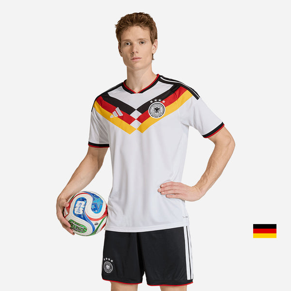 Áo Đá Bóng Nam Adidas Sân Nhà ĐT Đức 26 Replica - Trắng - Supersports Vietnam
