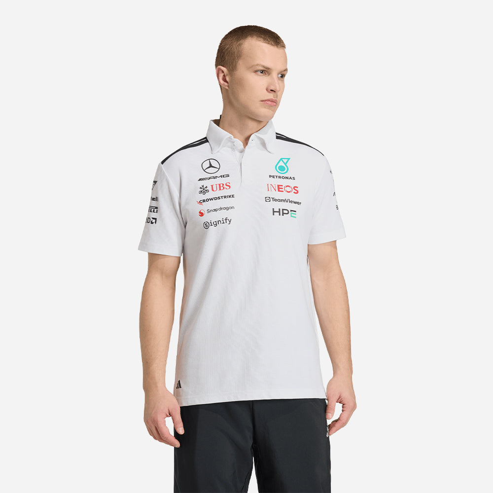 Áo Polo Nam Adidas Mercedes - Amg Petronas Formula 1 Team Engineers - Trắng - Supersports Vietnam