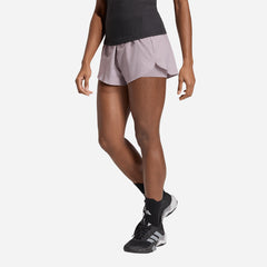 Quần Ngắn Thể Thao Nữ Adidas D4T Workout Go To 2In1 - Hồng - Supersports Vietnam