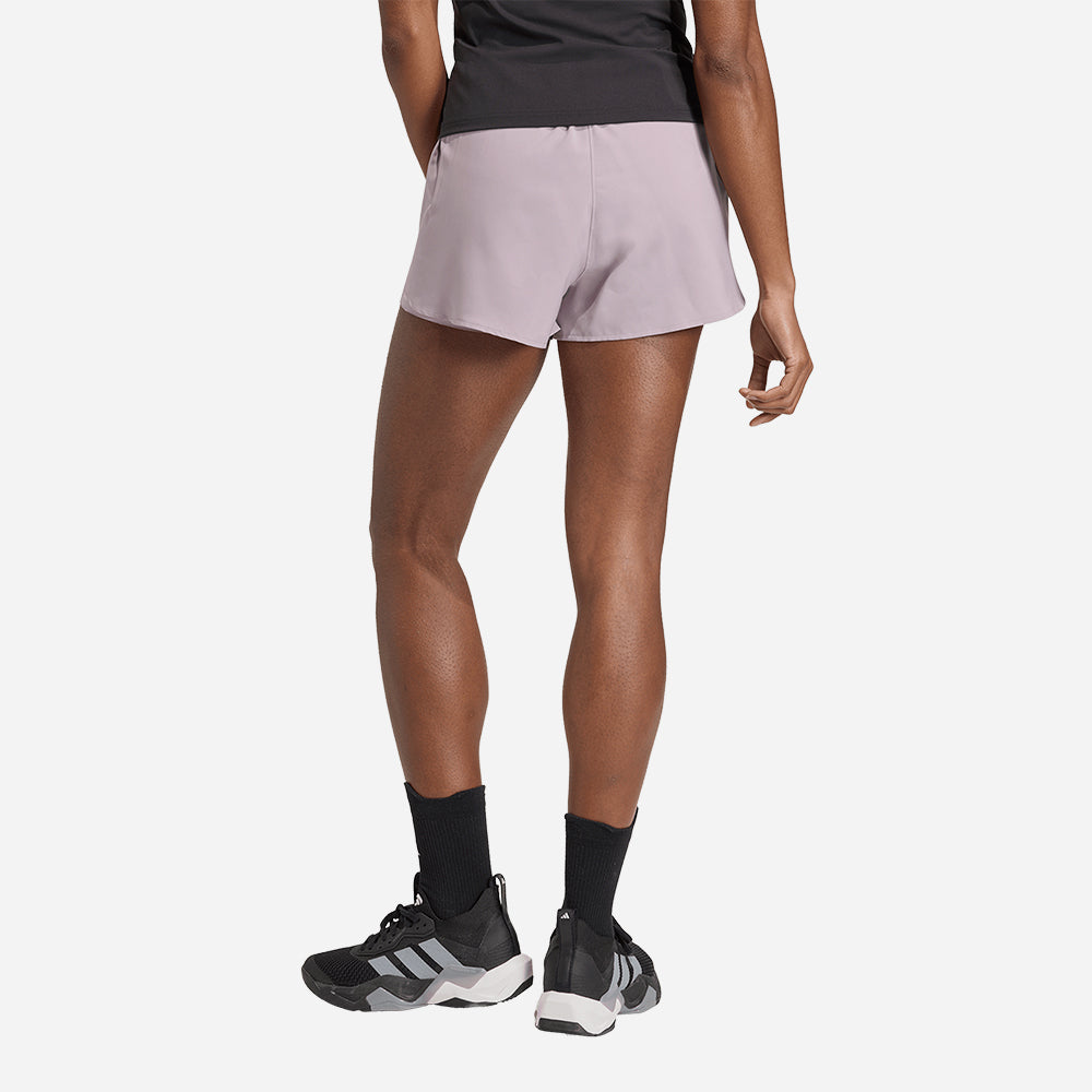 Quần Ngắn Thể Thao Nữ Adidas D4T Workout Go To 2In1 - Hồng - Supersports Vietnam