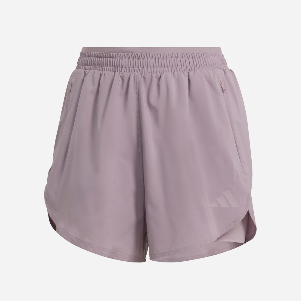 Quần Ngắn Thể Thao Nữ Adidas D4T Workout Go To 2In1 - Hồng - Supersports Vietnam