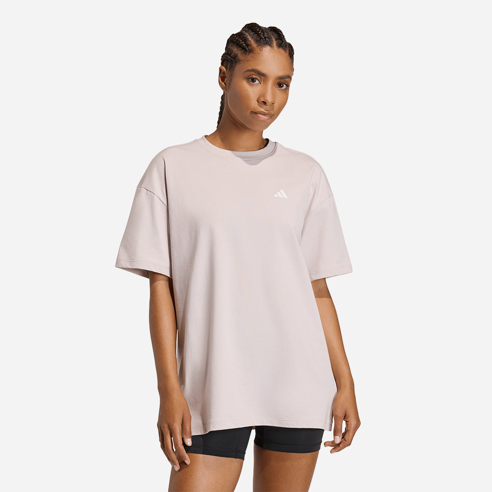 Áo Thun Nữ Adidas Primelift Essentials Workout Oversized - Hồng - Supersports Vietnam