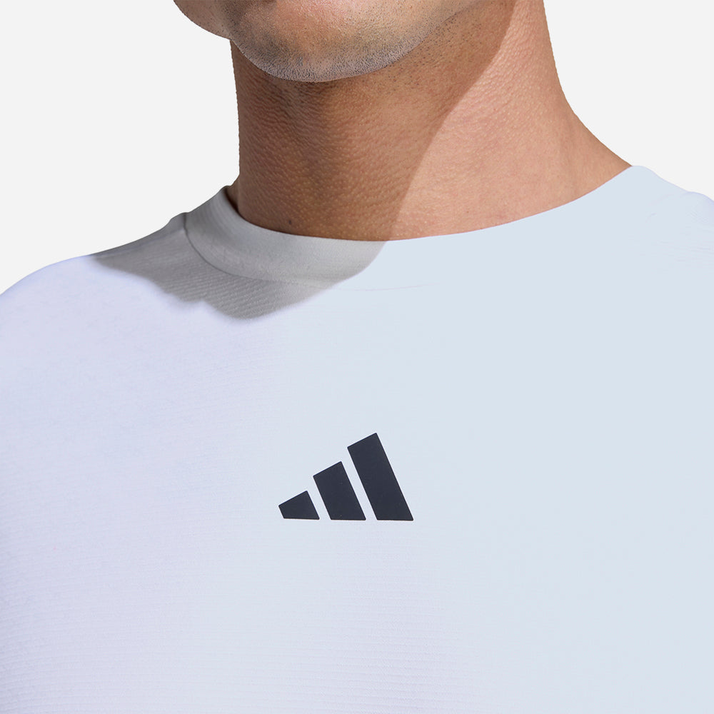 Áo Thun Nam Adidas D4T Primelift 3 Stripes - Trắng - Supersports Vietnam