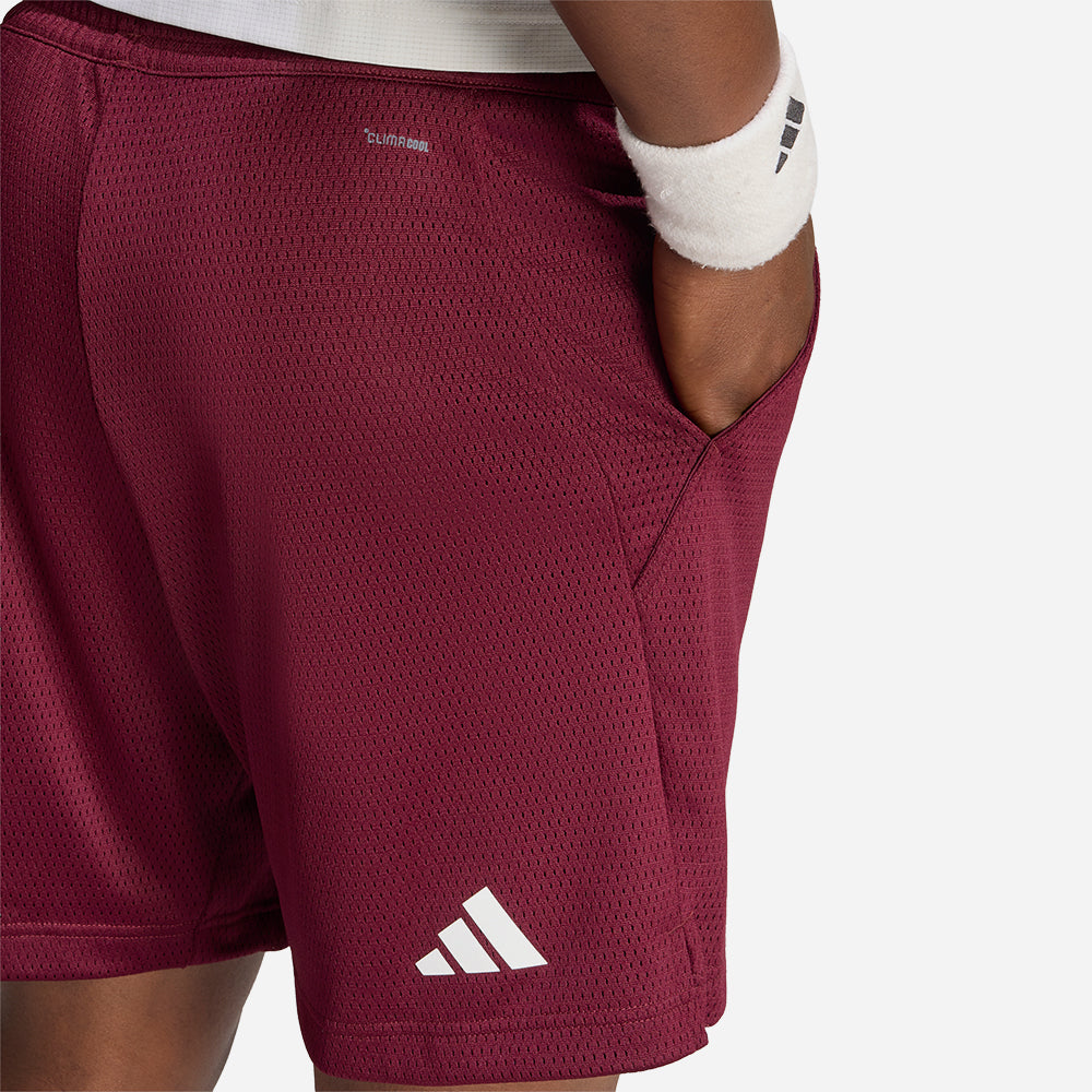 Quần Ngắn Thể Thao Nam Adidas Tennis - Đỏ - Supersports Vietnam