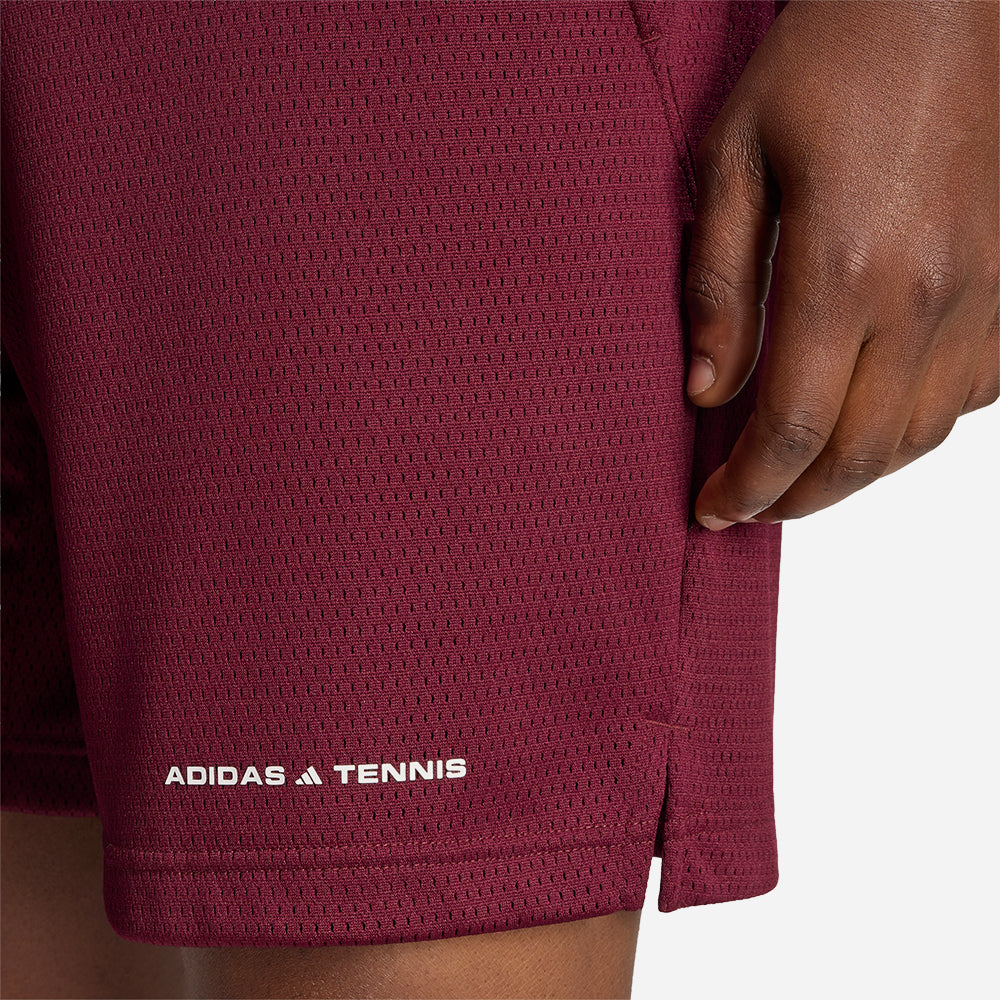 Quần Ngắn Thể Thao Nam Adidas Tennis - Đỏ - Supersports Vietnam