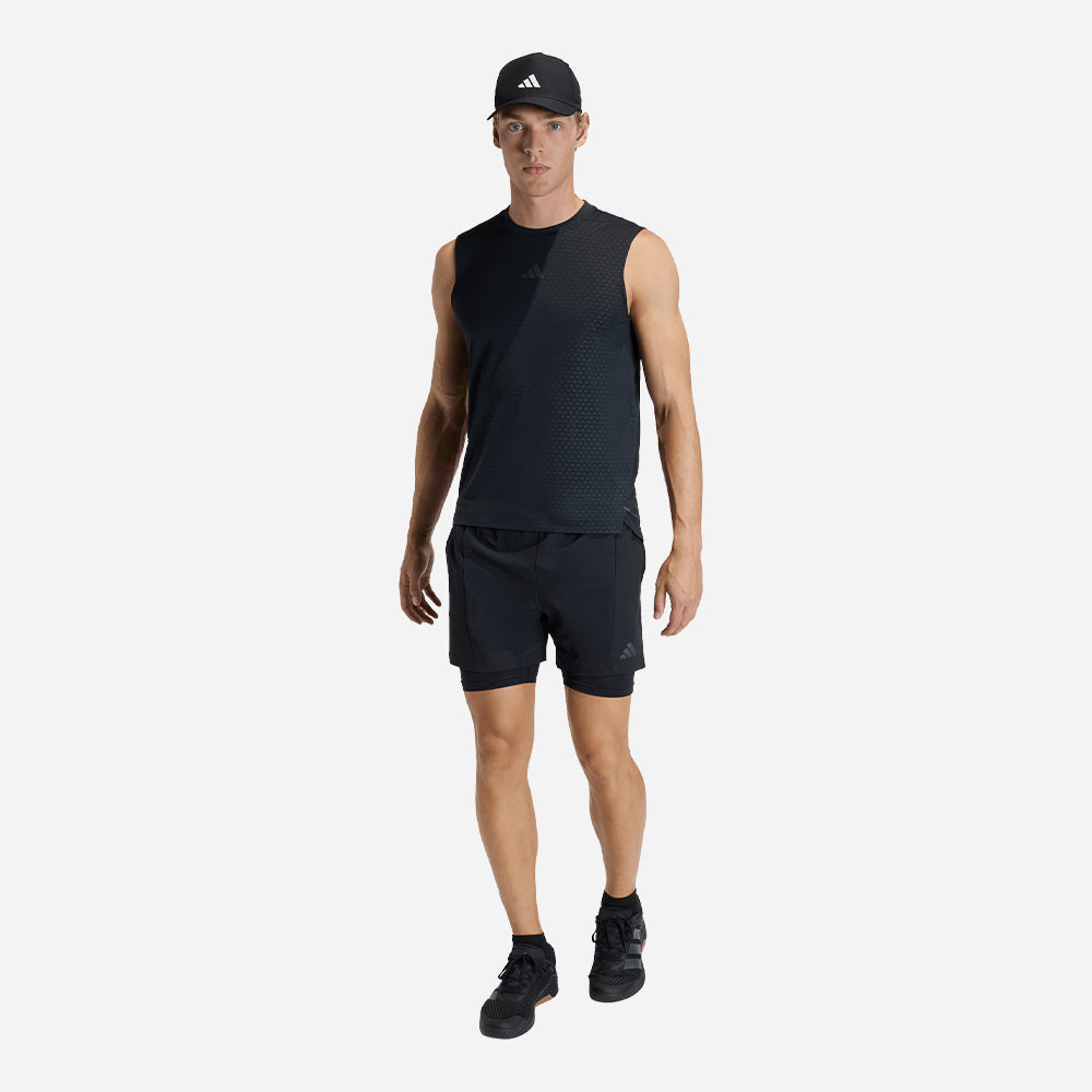 Quần Ngắn Thể Thao Nam Adidas D4T Workout 2In1 - Đen - Supersports Vietnam