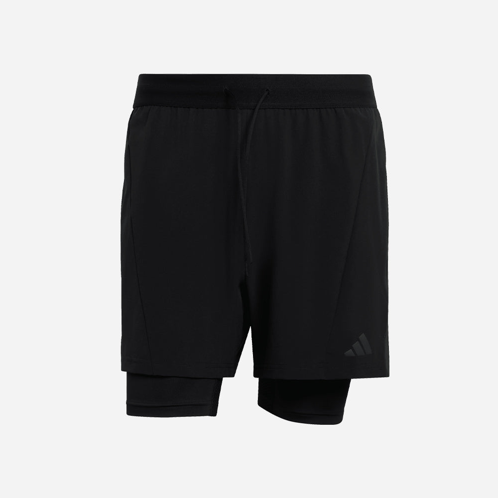 Quần Ngắn Thể Thao Nam Adidas D4T Workout 2In1 - Đen - Supersports Vietnam
