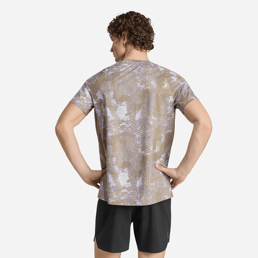Áo Thun Nam Adidas Adi365 Running Animal Print Iconic - Nâu - Supersports Vietnam