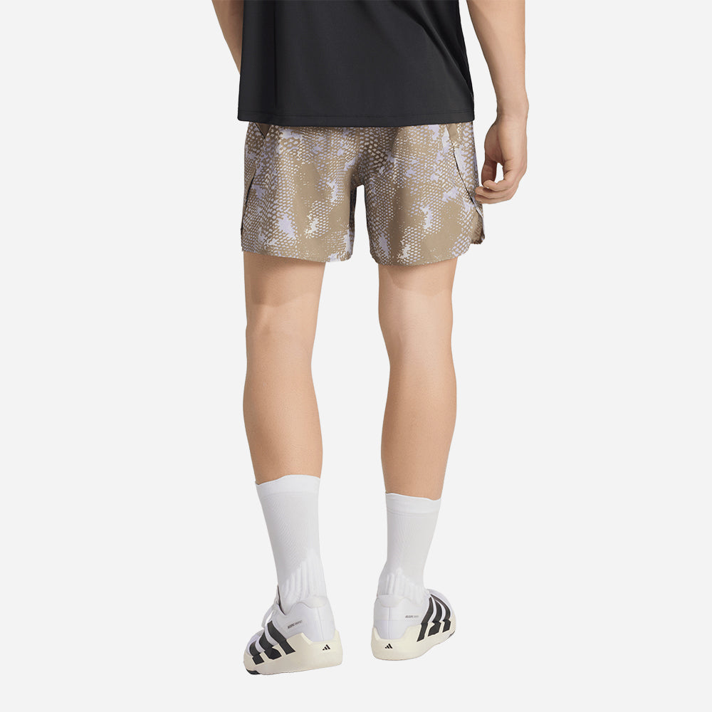 Quần Ngắn Thể Thao Nam Adidas Adi365 Running Animal Print Iconic - Nâu - Supersports Vietnam