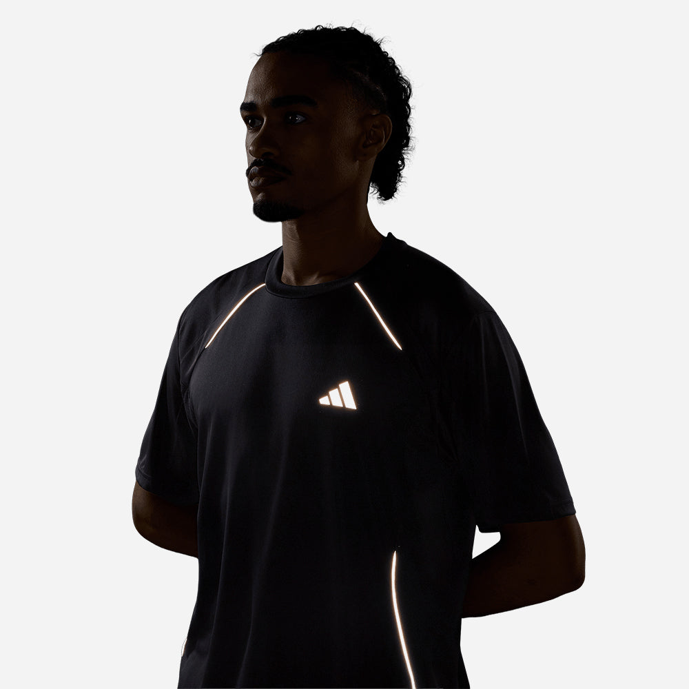 Áo Thun Nam Adidas Tech Apparel - Đen - Supersports Vietnam