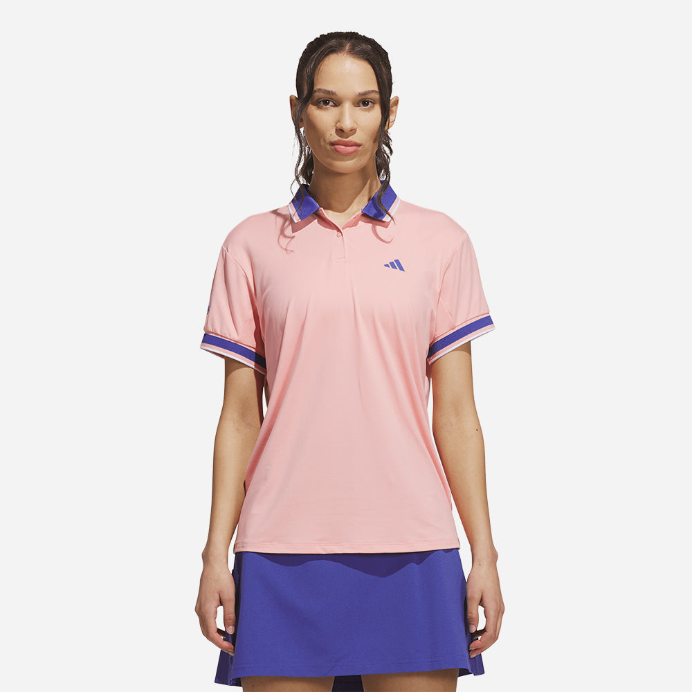 Áo Polo Nữ Adidas Climacool Flat Knit Collar - Hồng - Supersports Vietnam