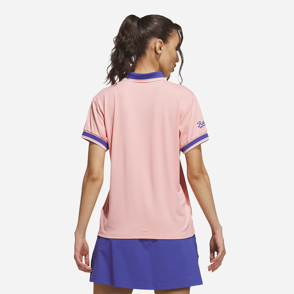 Áo Polo Nữ Adidas Climacool Flat Knit Collar - Hồng - Supersports Vietnam