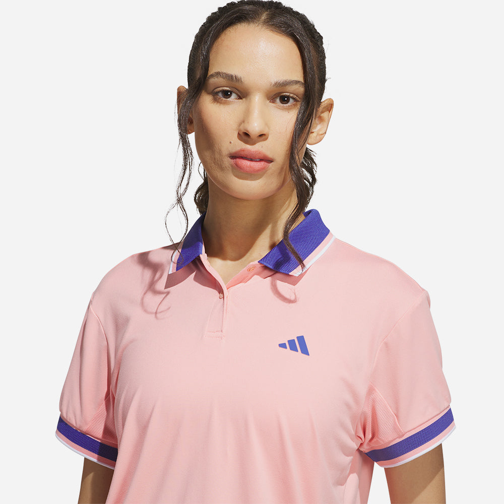 Áo Polo Nữ Adidas Climacool Flat Knit Collar - Hồng - Supersports Vietnam
