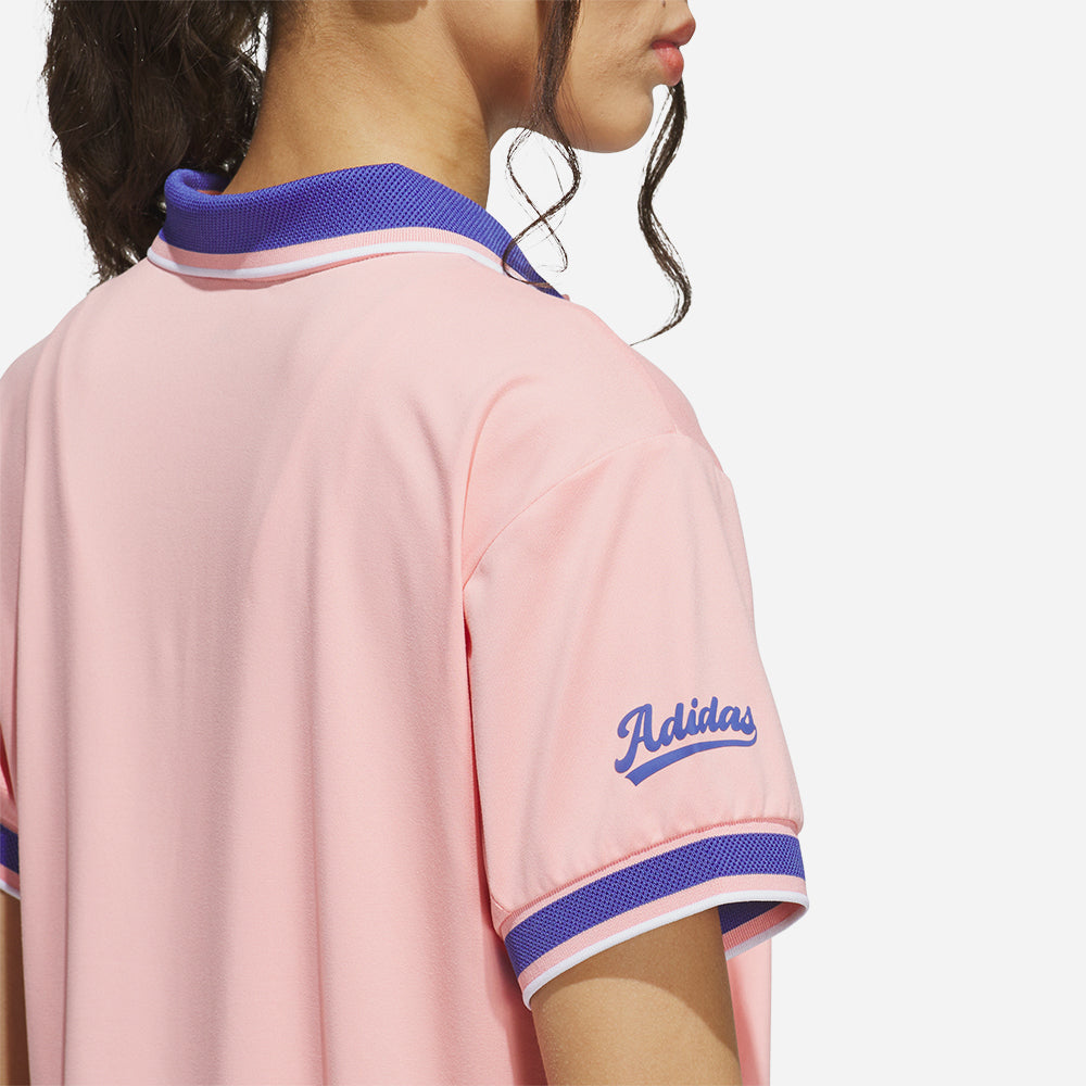 Áo Polo Nữ Adidas Climacool Flat Knit Collar - Hồng - Supersports Vietnam