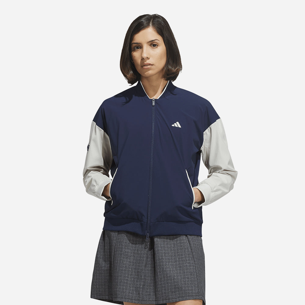 Áo Khoác Nữ Adidas Water Repellent Full Zip - Xanh Navy - Supersports Vietnam