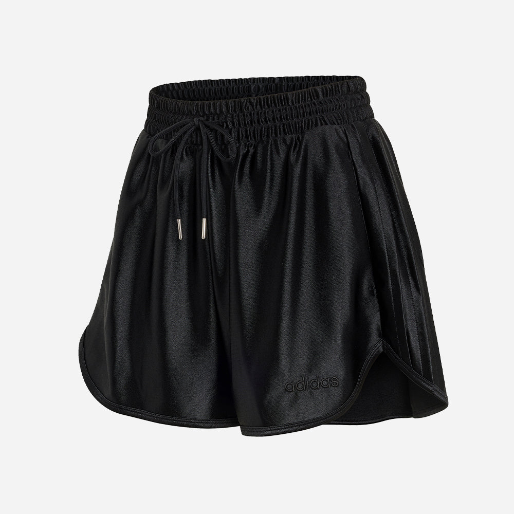 Quần Ngắn Thời Trang Nữ Adidas Seasonal Essentials Satin - Đen - Supersports Vietnam