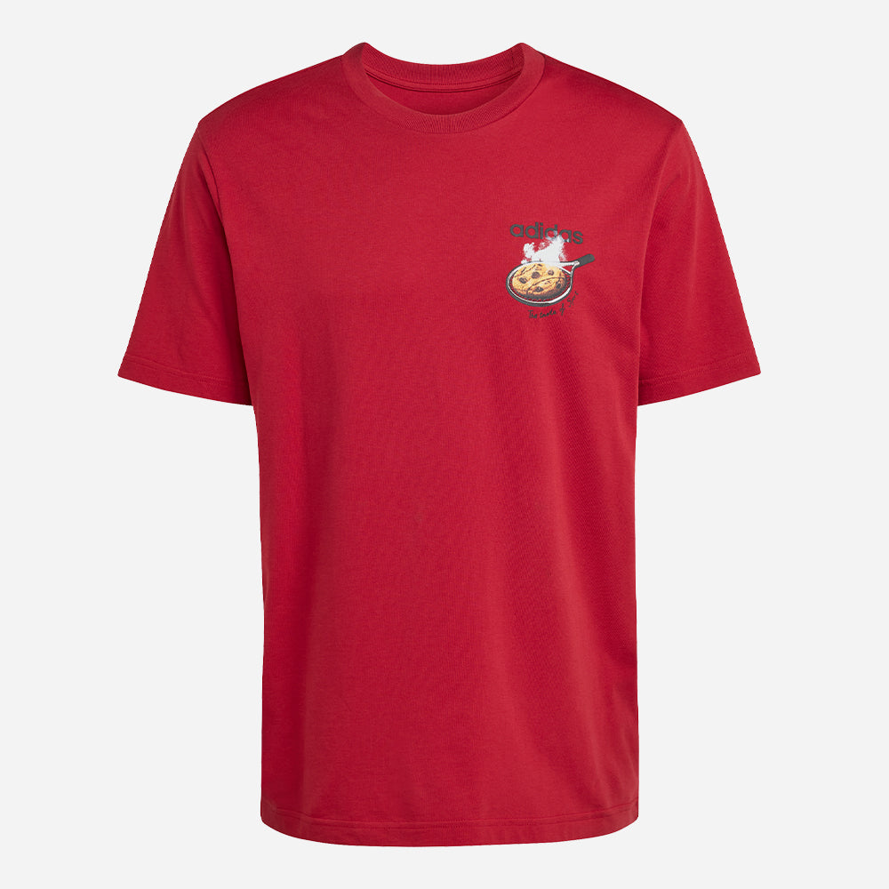 Áo Thun Nam Adidas Snack Cookie Graphic - Đỏ - Supersports Vietnam