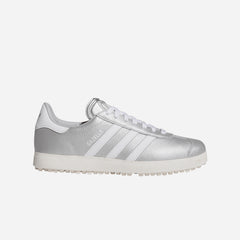 Women's Adidas Gazelle Spike-Less Golf Shoes - Gray
