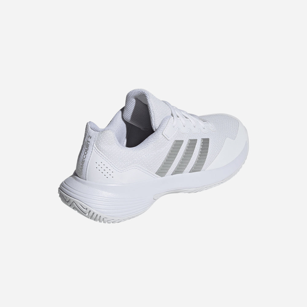 Giày Tennis Nữ Adidas Gamecourt 2 - Trắng - Supersports Vietnam