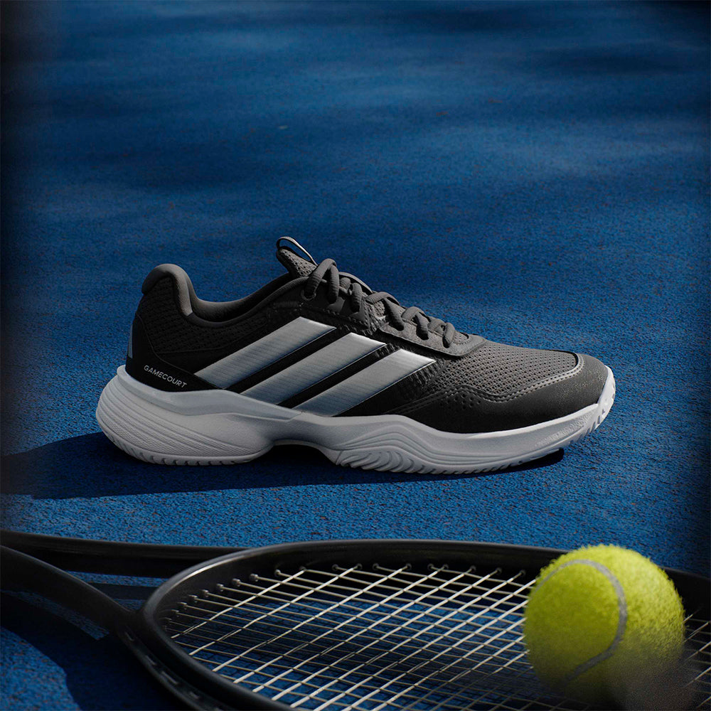 Giày Tennis Nữ Adidas Gamecourt 3 - Đen - Supersports Vietnam