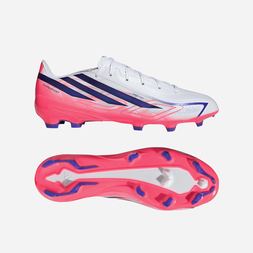 Giày Đá Bóng Dành Cho Sân Cỏ Tự Nhiên Nam Adidas F50 Hyperfast League - Trắng - Supersports Vietnam