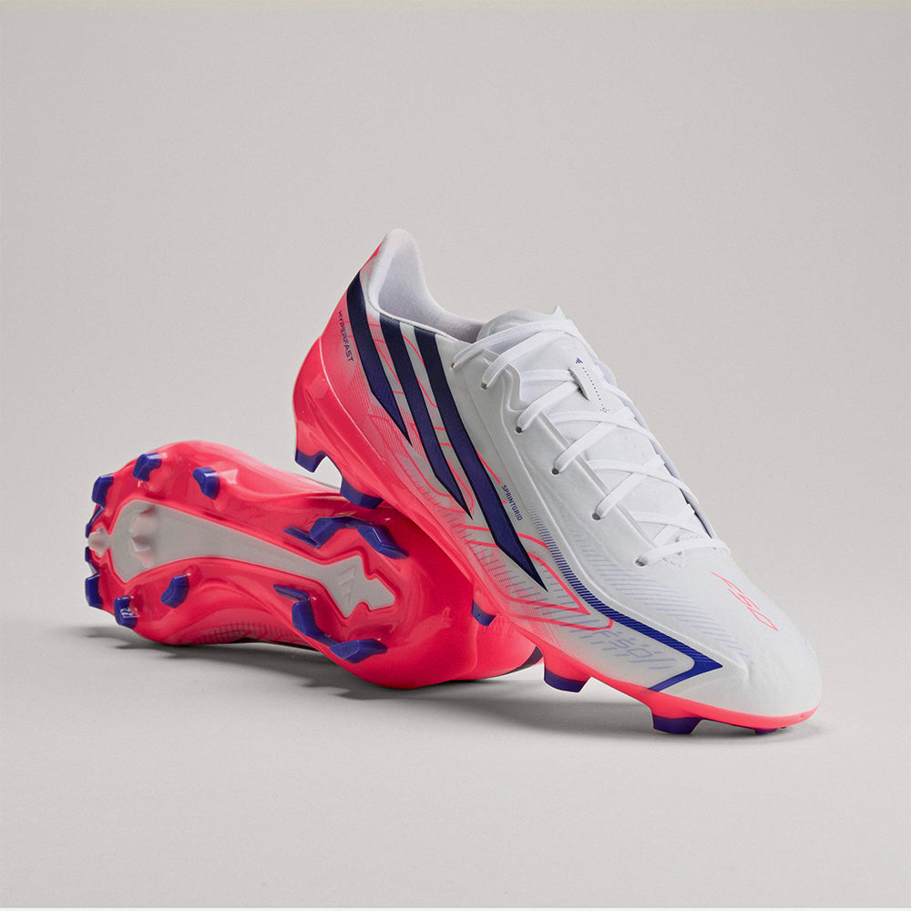 Giày Đá Bóng Dành Cho Sân Cỏ Tự Nhiên Nam Adidas F50 Hyperfast League - Trắng - Supersports Vietnam