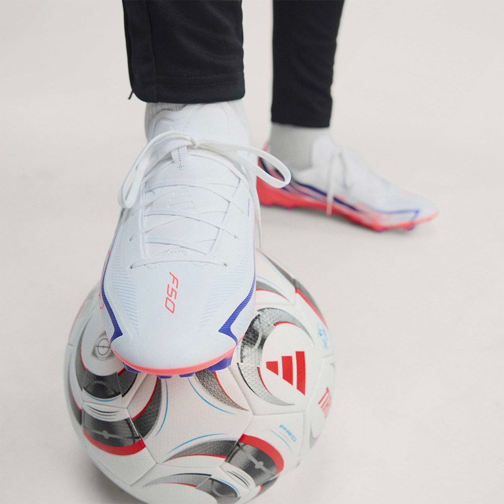 Giày Đá Bóng Dành Cho Sân Cỏ Tự Nhiên Nam Adidas F50 Hyperfast League - Trắng - Supersports Vietnam