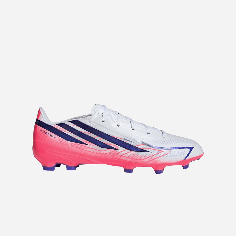 Giày Đá Bóng Dành Cho Sân Cỏ Tự Nhiên Nam Adidas F50 Hyperfast League - Trắng - Supersports Vietnam