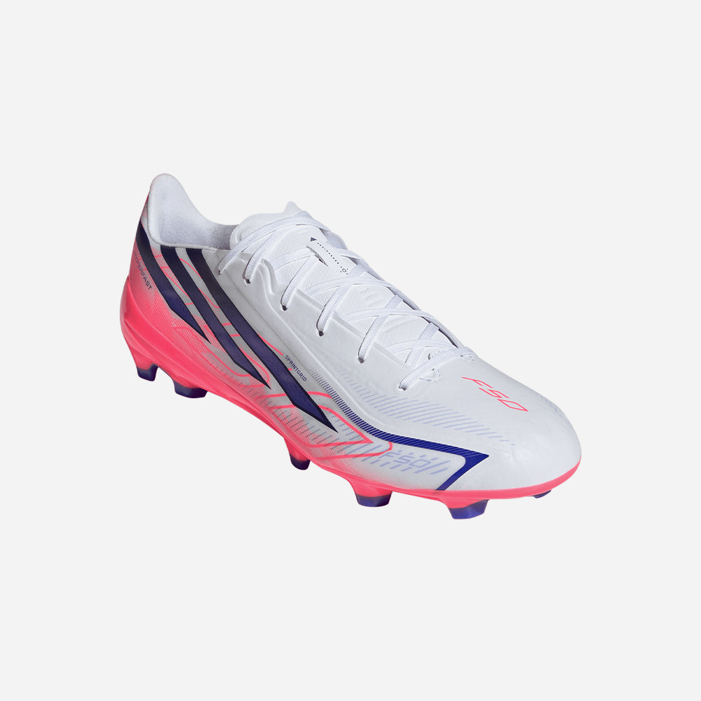 Giày Đá Bóng Dành Cho Sân Cỏ Tự Nhiên Nam Adidas F50 Hyperfast League - Trắng - Supersports Vietnam